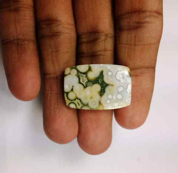 18.55 Carats Ocean Jasper 25.42 x 17.19 x 4.18 mm