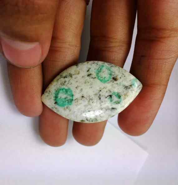 27 Carats K2 Jasper 39.04 x 23.84 x 3.94 mm