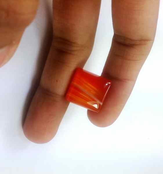 16.05 Carats Australia Banded Agate 15.46 x 14.59 x 7.02 mm