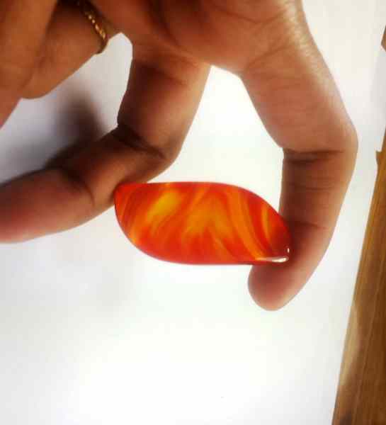 45 Carats Australia Banded Agate 45.11 x 20.35 x 6.39 mm