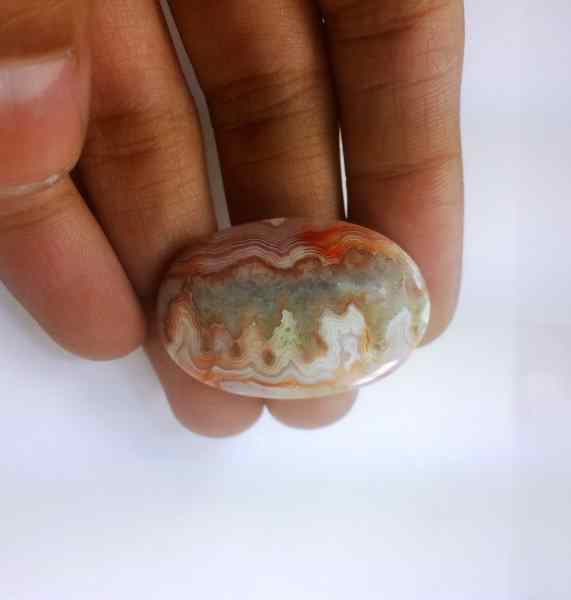 23.25 Carats Crazy Lace Agate 33.17 x 22.39 x 3.79 mm