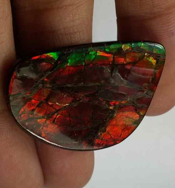 37.15 Carats Ammolite 32.14 x 21.70 x 4.15 mm