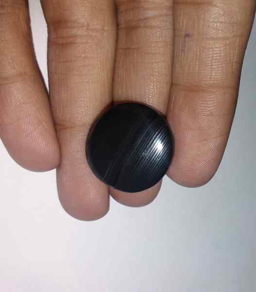 13.9 Carats Psilomelane 19.07 x 18.53 x 3.99 mm