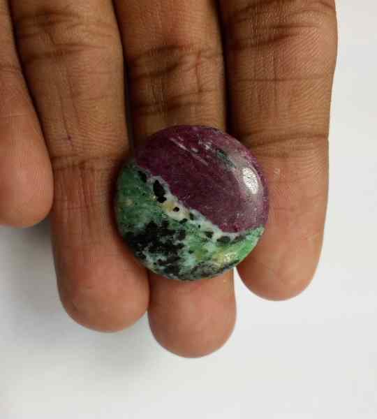 33.1 Carats Ruby Zoisite 24.06 x 23.99 x 5.38 mm