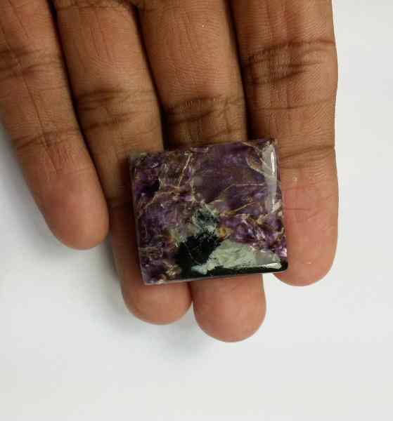 58.55 Carats Charoite 28.20 x 25.88 x 7.41 mm