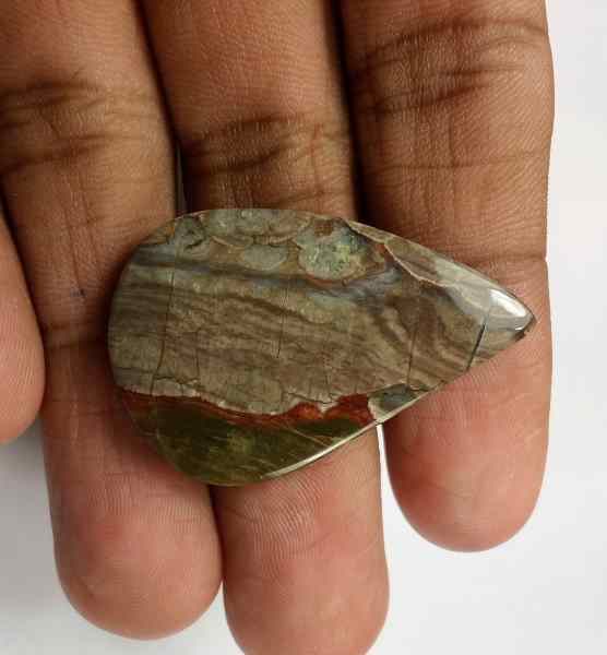 26.1 Carats Mushroom Rhyolite 35.97 x 23.71 x 4.03 mm