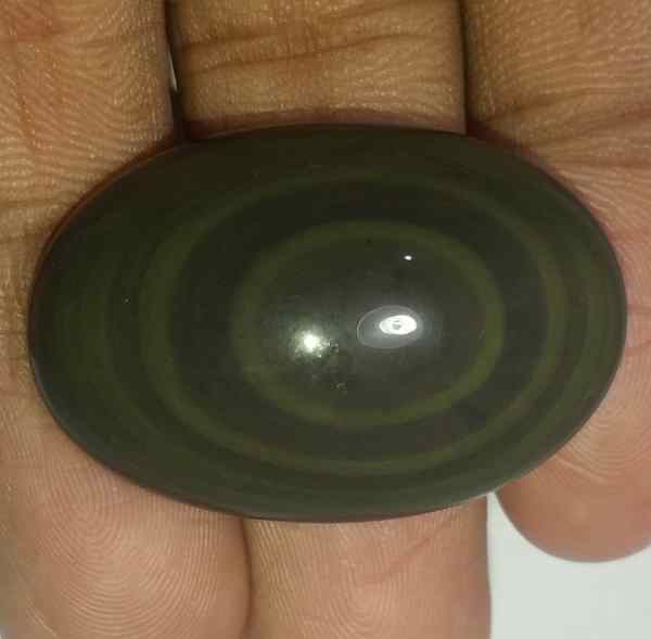 47.4 Carats Rainbow Obsidian 32.28 x 21.61 x 10.70 mm