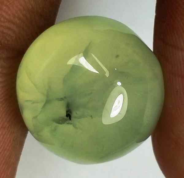 20.75 Carats Prehnite  16.18 x 15.95 x 9.68 mm