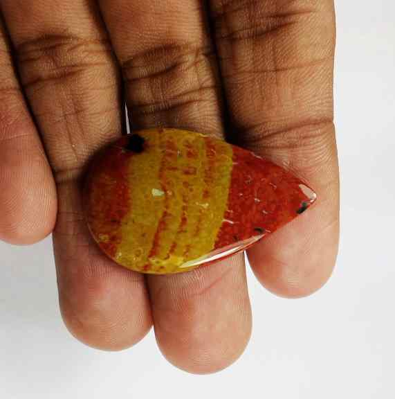16.25 Carats OceanJasper 34.68 x 21.87 x 3.20 mm