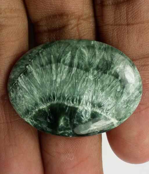 30 Carats Seraphinite 32.34 x 23.65 x 4.71 mm