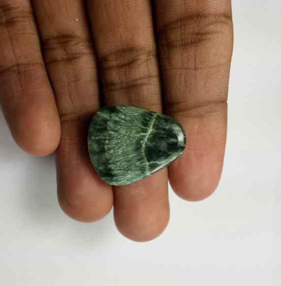 19 Carats Seraphinite 24.60 x 20.06 x 4.74 mm
