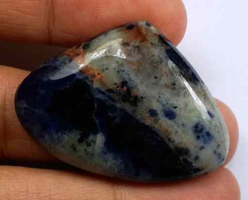 43.3 Carats Sodalite 37.26 x 26.91 x 6.00 mm