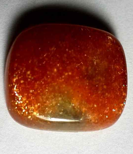 25.87 Carats Sunstone 21.81 x 19.38 x 6.66 mm