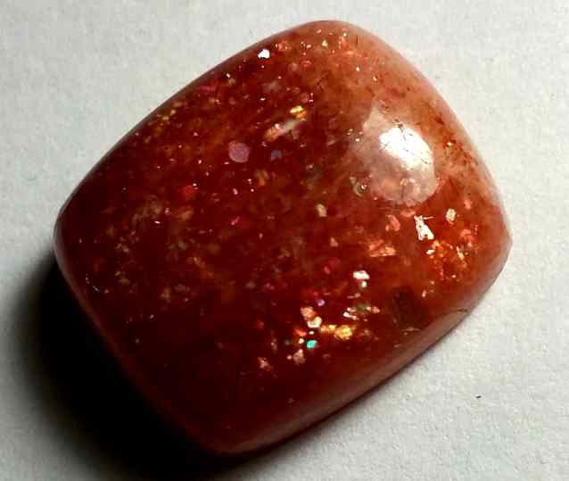 27.35 Carats Sunstone 20.28 x 16.92 x 8.60 mm