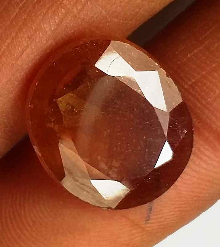11.52 Carats Yellow Sapphire 15.20 x 13.2 x 4.73 mm