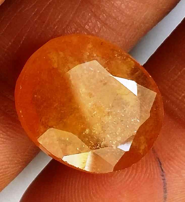11.49 Carats Yellow Sapphire 16.03 x 12.50 x 4.85 mm