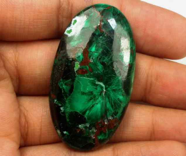 87.19 Carats Chrysocolla 43.07 x 23.77 x 7.19 mm