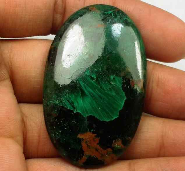 85.17 Carats Chrysocolla 45.21 x 28.09 x 5.40 mm