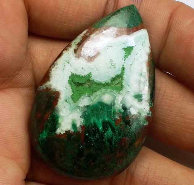 75.25 Carats Chrysocolla 41.33 x 26.51 x 7.00 mm