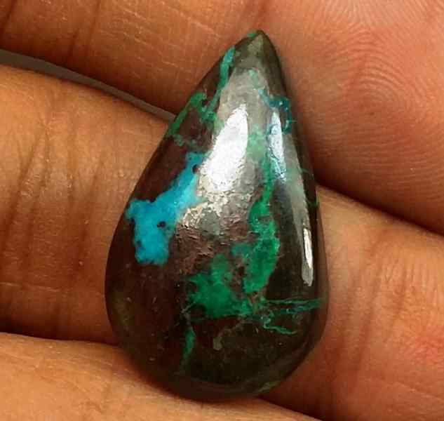12.34 Carats Chrysocolla 23.30 x 13.32 x 4.54 mm