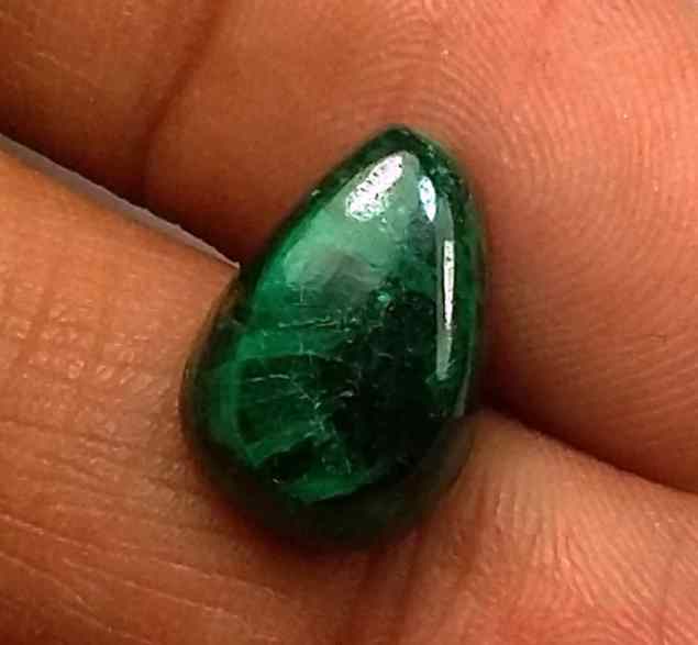 6.33 Carats Chrysocolla 12.37 x 8.76 x 5.00 mm