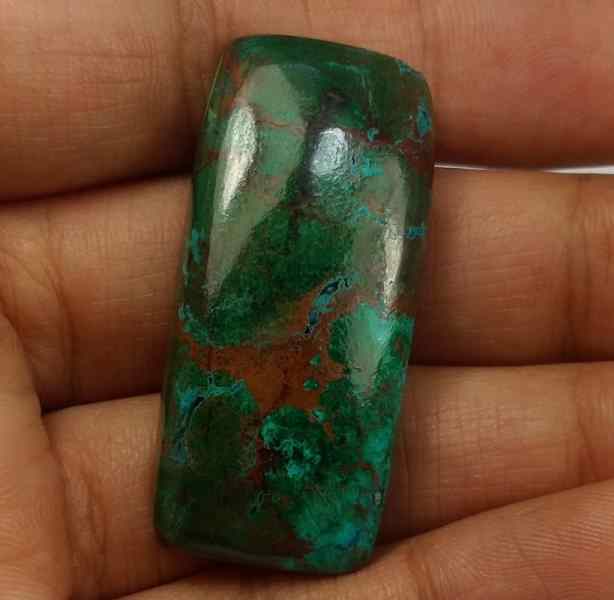 53.69 Carats Chrysocolla 38.54 x 17.71 x 7.00 mm