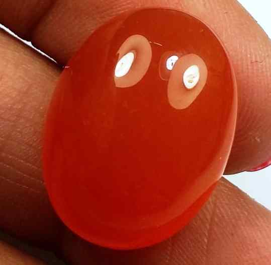 18.81 Carat Carnelian 19.75 x 14.99 x 8.83 mm
