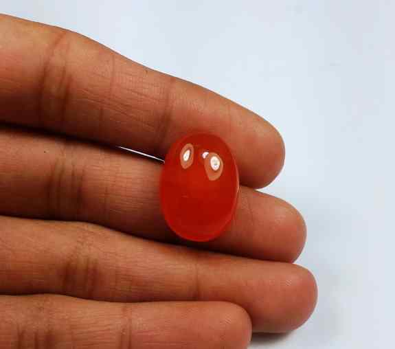 16.28 Carat Carnelian 18.73 x 13.70 x 8.24 mm