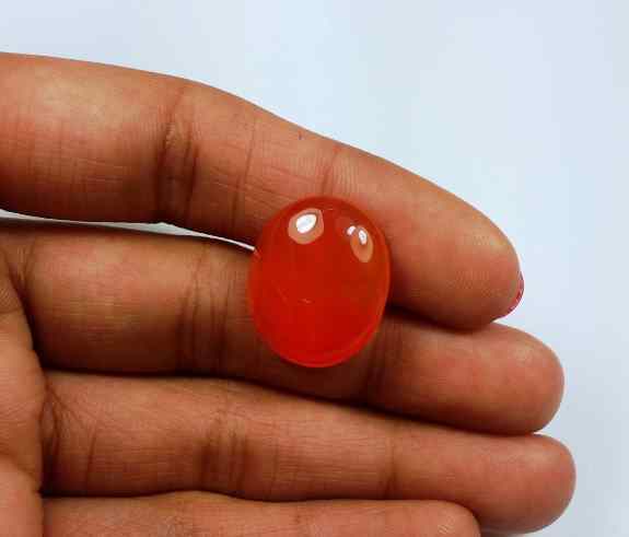 14.94 Carat Carnelian 19.04 x 15.86 x 6.64 mm