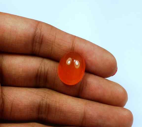 11.95 Carat Carnelian 16.11 x 12.87 x 7.72 mm