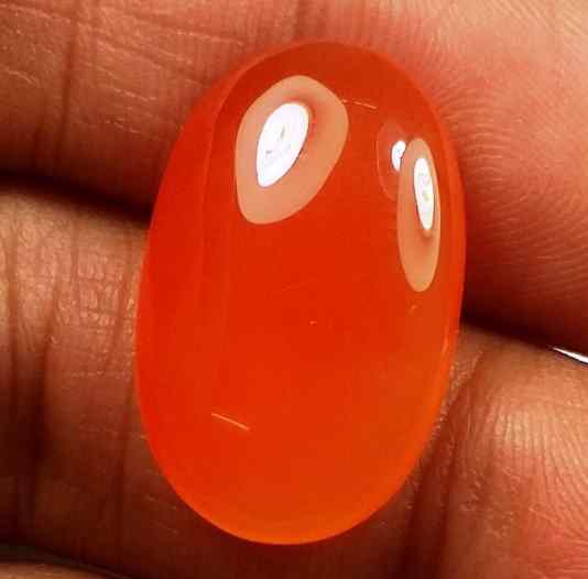 11.9 Carat Carnelian 20.48 x 13.01 x 5.74 mm