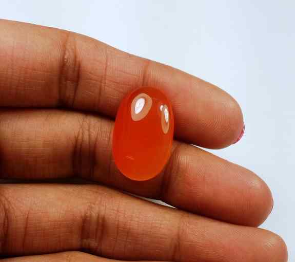 11.9 Carat Carnelian 20.48 x 13.01 x 5.74 mm