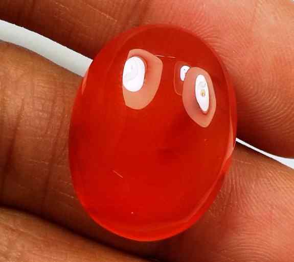 18.31 Carat Carnelian 20.31 x 15.52 x 8.04 mm