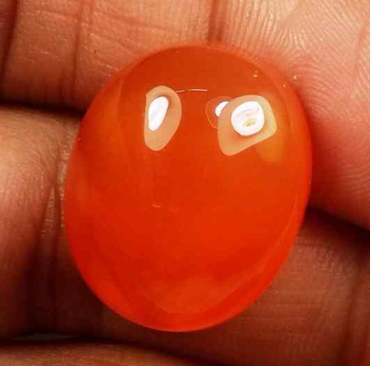22.92 Carat Carnelian 18.62 x 15.29 x 10.65 mm
