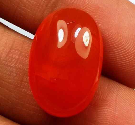 14.55 Carat Carnelian 18.62 x 12.19 x 8.07 mm