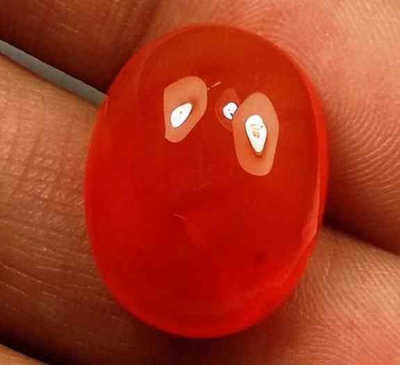 12.69 Carat Carnelian 17.49 x 13.57 x 7.71 mm