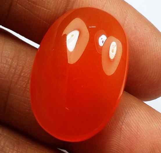 19.6 Carat Carnelian 23.37 x 16.13 x 7.17 mm