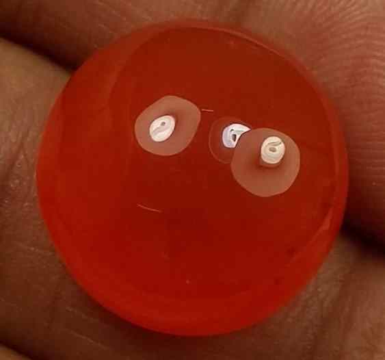 16.73 Carat Carnelian 15.32 x 15.26 x 9.58 mm