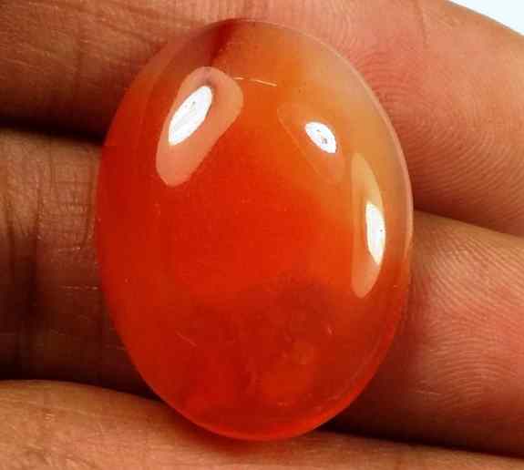 22.65 Carat Carnelian 24.38 x 18.09 x 5.92 mm