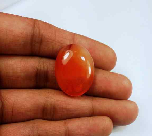 22.65 Carat Carnelian 24.38 x 18.09 x 5.92 mm