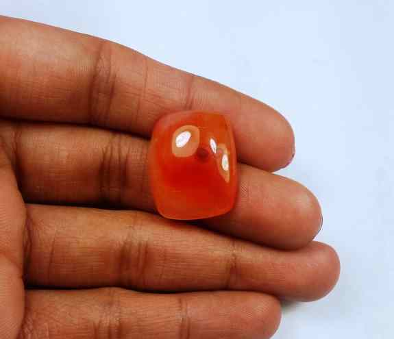 18.3 Carat Carnelian 21.67 x 17.13 x 6.01 mm