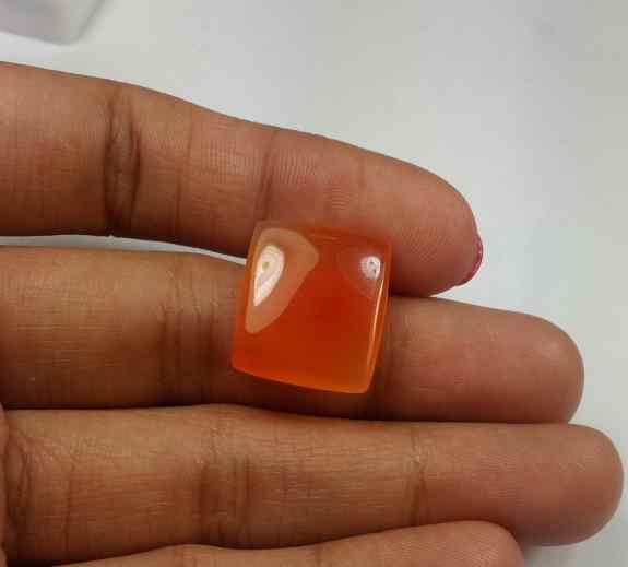 11.4 Carat Carnelian 17.19 x 15.00 x 7.75 mm