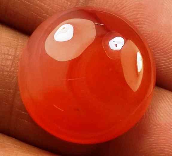 18.43 Carat Carnelian 18.75 x 18.58 x 6.81 mm
