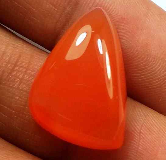 15.53 Carat Carnelian 19.09 x 13.61 x 8.01 mm