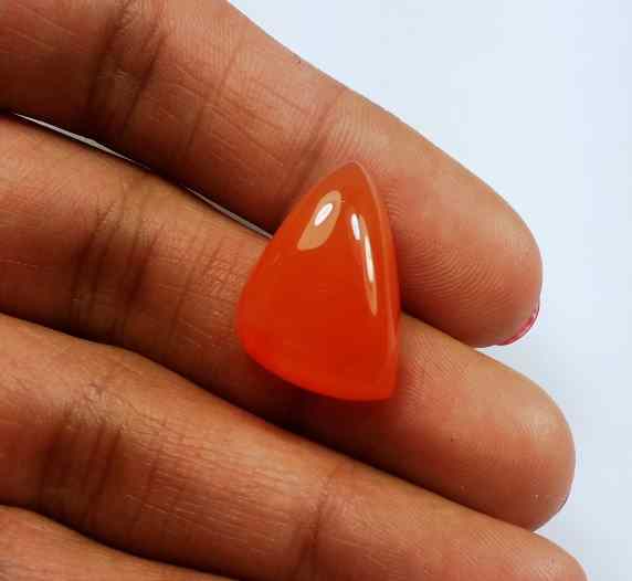 15.53 Carat Carnelian 19.09 x 13.61 x 8.01 mm