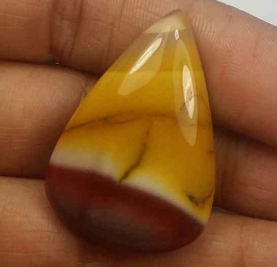 36.18 Carat Yellow Australia Mookaite 33.05 x 23.19 x 7.04 mm