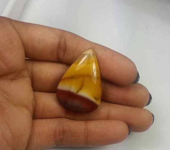 36.18 Carat Yellow Australia Mookaite 33.05 x 23.19 x 7.04 mm