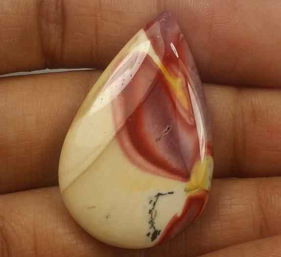 31.26 Carat Yellow Australia Mookaite 34.09 x 21.60 x 5.71 mm