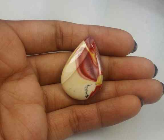 31.26 Carat Yellow Australia Mookaite 34.09 x 21.60 x 5.71 mm