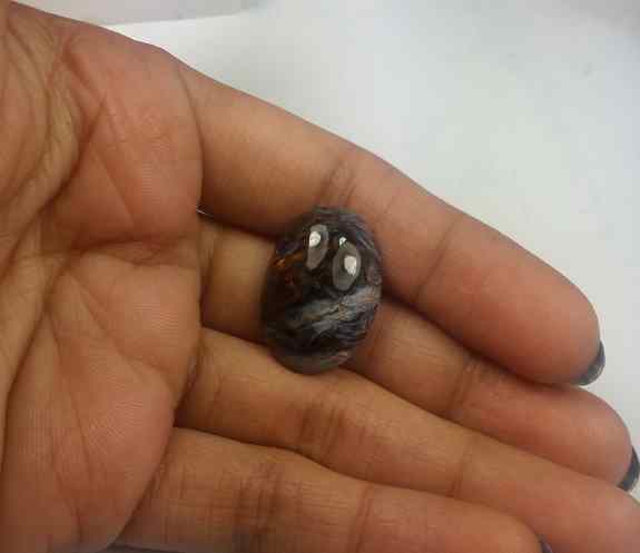 16.42 Carat Blue Africa Pietersite 23.42 x 15.52 x 6.66 mm